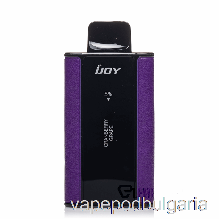 Vape Течности Ijoy Captain 10000 за еднократна употреба Cranberry Grape